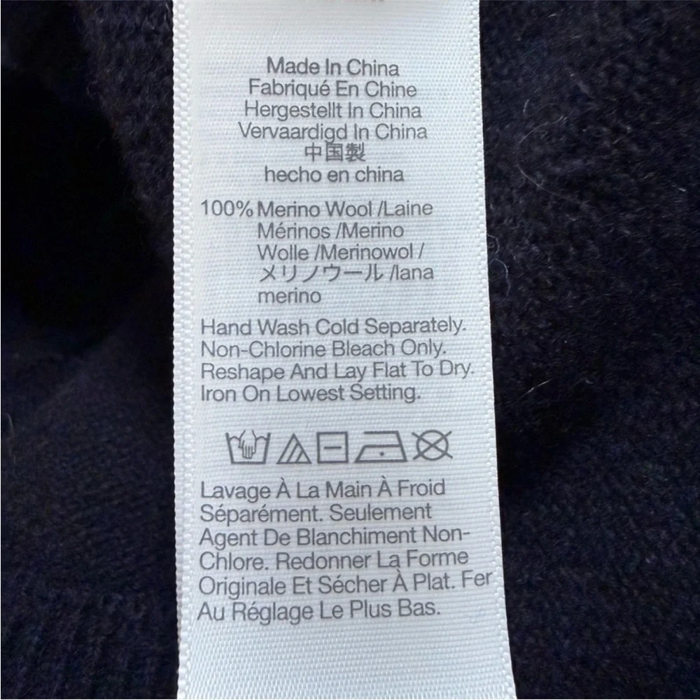 Madewell Navy Men's Cardigan Sweater